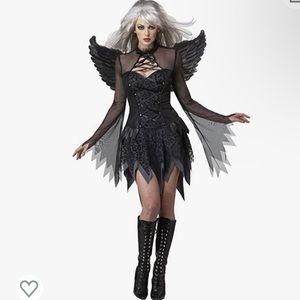 Womens Sexy Fallen Angel Costume XS